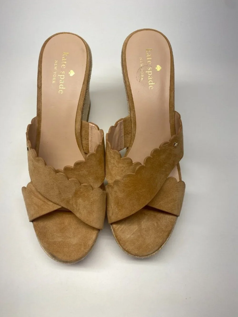 Kate Spade Womens Criss Cross Espadrille Wedge Heel Sandal Sz 10